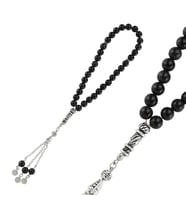 Doğaltaş Metal Püsküllü Mavi Yıldız Taşı Tesbih SL2342