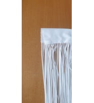 DÜZ İP BEYAZ RUSTİK EN 100 CM BOY 210 CM HAZIR İP PERDE