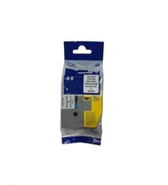 Muadil Etiket Brother *TZe-S251* 24mmX8m Beyaz Etikete Siyah (Laminasyon Şerit)