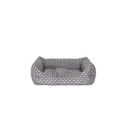 Pet Comfort Uniform Gri Puantiyeli Kedi ve Köpek Yatağı M 60x50cm