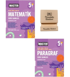 Okyanus Yayınları 5. Sınıf Master Matematik ve Paragraf Etkinlikli Soru Bankası + Telefon Standı