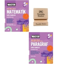 Okyanus Yayınları 5. Sınıf Master Matematik ve Paragraf Etkinlikli Soru Bankası + Telefon Standı