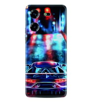 Tecno Pova 5 Kılıf Silikon Desen Özel Seri Neon Cars 1724
