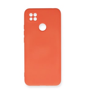 Xiaomi Redmi 9c Kılıf Nano İçi Kadife Silikon - Turuncu