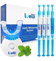 Luelli 35% Karbamid Peroksit Diş Beyazlatma Kiti  Uv Led Işık, Diş Beyazlatıcı Jel, Diş Lekesi Giderici