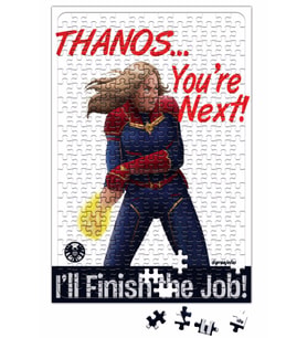 Captain Marvel Thanos Puzzle 240 Parça Yapboz