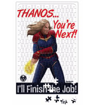 Captain Marvel Thanos Puzzle 240 Parça Yapboz