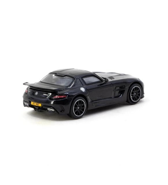 Tarmac Works Mercedes Benz SLS AMG Coupe Black Series Siyah 1/64
