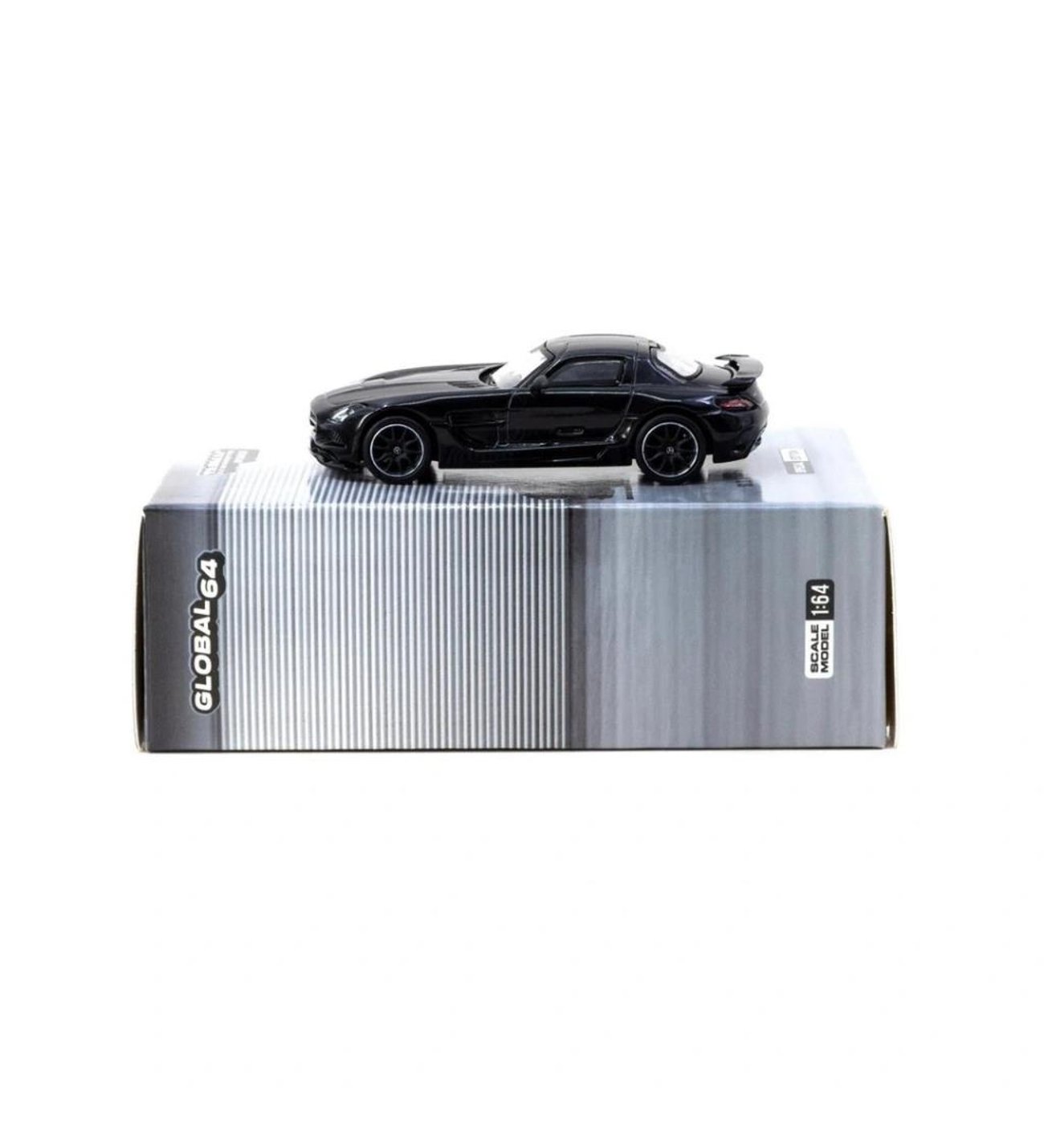 Tarmac Works Mercedes Benz SLS AMG Coupe Black Series Siyah 1/64