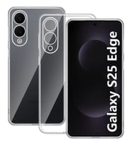 Samsung Galaxy S25 Edge Kılıf Lüx Şeffaf Silikon