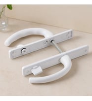 Northcity PVC Kilitli Banyo/WC Kapı Kolu Beyaz