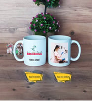 Diş Hekimi Kupa Bardak Beyaz Fotoğraflı Diş Hekimleri Günü Hediyesi