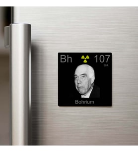 Bohrium (Bohriyum) Elementi – Buzdolap Magneti – 9x9 cm