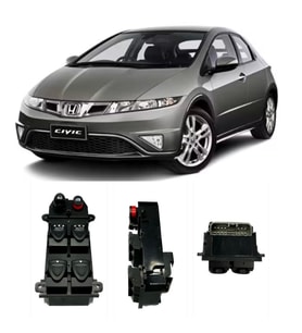 Honda Civic Hatchback Cam Düğme Ön Sol Çift Auto 2007-2011 FN2