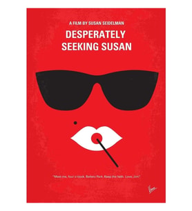No336- Desperately Seeking Susan Tablo Ahşap Poster Dekoratif