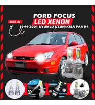 Ford Focus 1 1999-2001 Uzun-Kısa Uyumlu Şimşek Etkili Led Xenon Performance Series H4