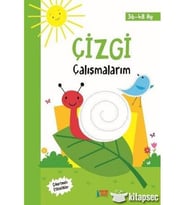ÇİZGİ ÇALIŞMALARI ( 36-48 AY ) - ERDEM ÇOCUK YAYINLARI