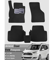 FORD COURIER (2013-2023) Uyumlu EVA Paspas Tam Set–Araca Özel,Su Geçirmez,Kolay Montaj