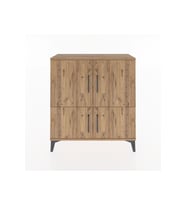 Arges Şifonyer 3 Raflı 4 Kapaklı 88x30x96 Çam-Çam