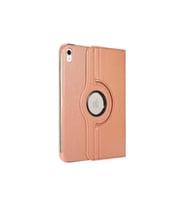 Apple iPad 10.9 2022 (10.Nesil) Uyumlu Zore Dönebilen Standlı Kılıf (Rose Gold Altın)