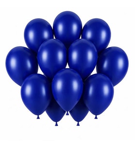 Lacivert Renk Lateks Pastel Balon (30 cm) - 12 Adet