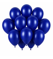 Lacivert Renk Lateks Pastel Balon (30 cm) - 12 Adet