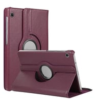 Microsonic Lenovo Tab M10 TB-X505F 10.1` Kılıf, (ZA4G0072TR) 360 Rotating Stand Deri Mor