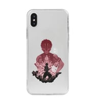 Iphone XSMAX Uyumlu Demon Slayer Tasarımlı Şeffaf Telefon Kılıfı