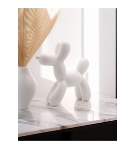 25cm Balon Köpek Biblo Obje Dekoratif Heykel, Modern Ev & Ofis Aksesuarı Hediyelik