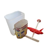 Yayık Sürahi 4 lt (Kırmızı-Kırmızı)