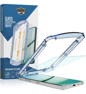 BUFF Galaxy S25 Serisi ile Uyumlu EasyFit Glass Kolay Uygulama Aparatlı Ekran Koruyucu Temperli Cam (Galaxy S25 Ultra)