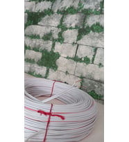 Elektrik Kablosu Kordon 2x0,50 Beyaz  100mt