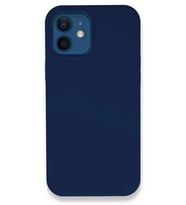 Newface Apple iPhone 12 Kılıf Lansman Legant Silikon - Lacivert