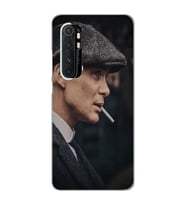 Xiaomi Mi Note 10 LITE Uyumlu Thomas Shelby Tasarımlı Şeffaf Telefon Kılıfı
