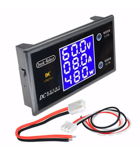 DC 0-100V 10A Digital Voltmetre Ampermetre ve Wattmetre DeekRobot