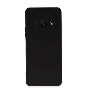 Xiaomi Redmi A3 4G Kılıf Nano içi Kadife Silikon - Siyah