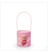 Hortum Saplı Ayıcık Kutu Küçük Boy - 12 cm