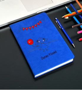 23 Nisan Tasarımlı Kişiye Özel Defter Ve Kalem Seti