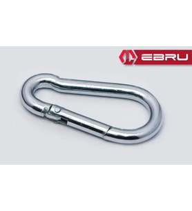 Yaylı Karabina, Çengel, Kanca 4Mm - 50 Adet
