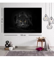 Miyrem Exclusive Serie" Siyah Leopar Kanvas Tablo