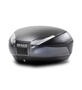 SH48 Dark Grey Motosiklet Arka Çanta 48 Litre Kapasiteli Top Case Motor Çanta