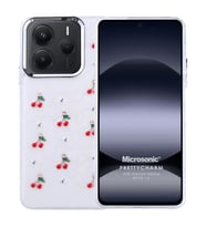 Microsonic Xiaomi Redmi Note 14 5G Kılıf PrettyCharm Cherry (Kırmızı)
