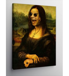 Kanvas Tablo Ozzy Osbourne Mona Lisa