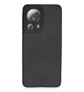 Durukar® Mi 13 Lite Kılıf Loop Deri Silikon - Siyah