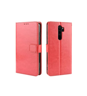 Xiaomi Redmi Note 8 Pro Kılıf Trend S Plus Kapaklı Kılıf - Kırmızı