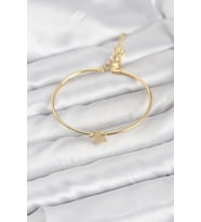 Yıldız Model Gold Renk Kadın Bileklik (Standart)