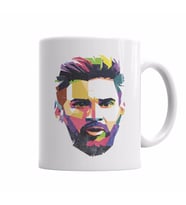 Rosto de Messi Kupa Bardak Porselen