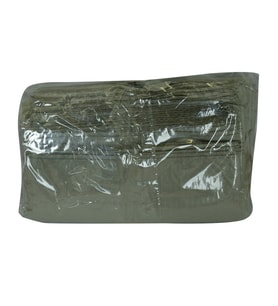 LokmanAVM Küçük Boy Atlet Geri Dönüşüm Granül Çanta Poşet 40X25 Cm Kalın Gri 1000 Gr 1 Paket