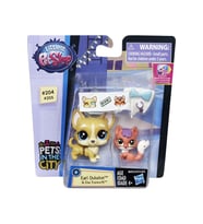 Littlest Pet Shop Miniş Ve Yavrusu Earl Duketon,Ena Foxworth Minişler Pet Shop Orijinal Minişler Lps
