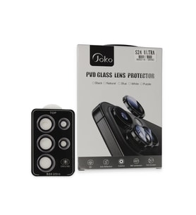 Joko Samsung Galaxy S24 Ultra PVD Metal Kamera Lens - Derin Mor